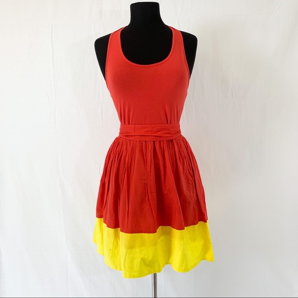 French Connection Dresses & Skirts - 🆕 French Connection Halter Dress Size 8 Orange